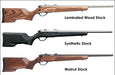 LITHGOW LA101 17 HMR POLY BLACK THREADED LEFT HANDED