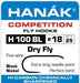 HANAK H100BL DRY FLY FLY HOOK [HOOKSIZE:#12]