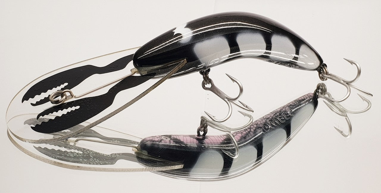 JD EDDY PYTHON 100MM HARDBODY [LURECOLOUR:BLACK YABBY]