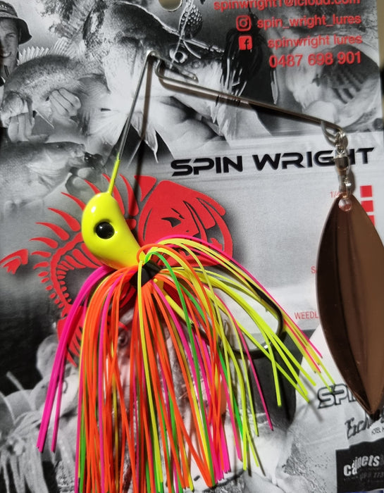 SPINWRIGHT SPINNERBAIT 5/8OZ SINGLE WILLOW #01 [LURECOLOUR:#01]