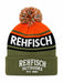 REHFISCH OUTDOORS BEANIE OLIVE/ORANGE 