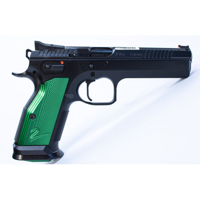 CZ TS 2 9MM RACING GREEN 134MM 