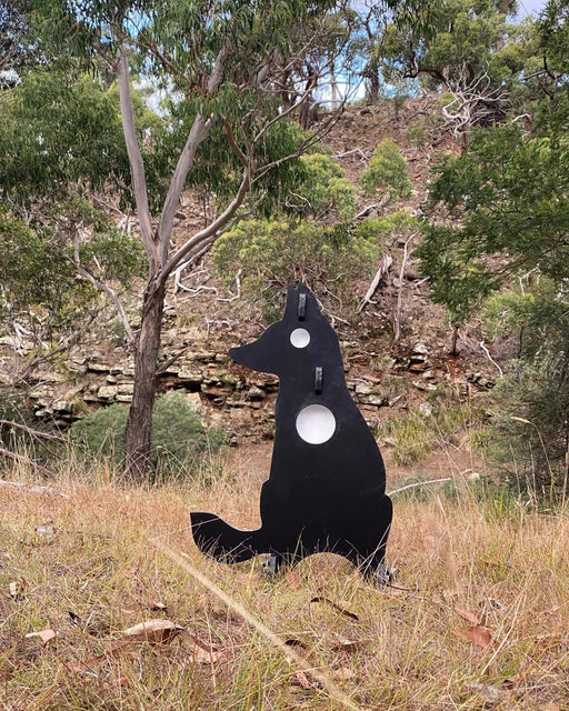 BUNNIES OF BALYANG SITTING SILVER / BLACK FOX THERMAL TARGET