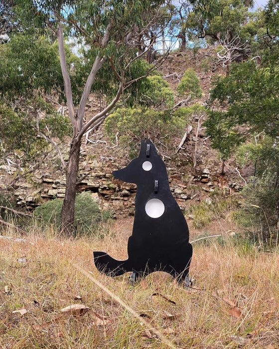 BUNNIES OF BALYANG SITTING SILVER / BLACK FOX THERMAL TARGET