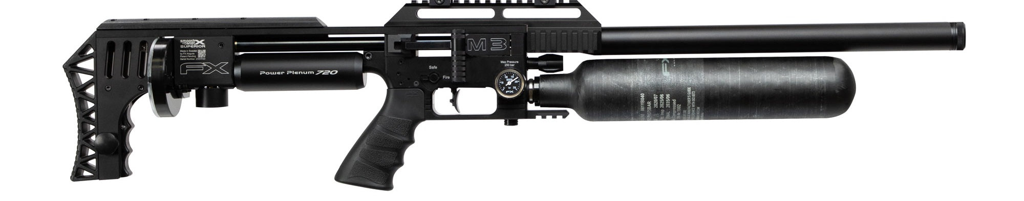 FX IMPACT MK3 AIR GUN .25 SNIPER 700MM BLACK