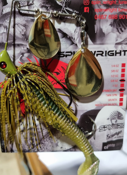 SPINWRIGHT SPINNERBAIT 5/8OZ RIGGED #02 [LURECOLOUR:#02]