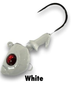 SPINWRIGHT GRUBBIN JIG HEAD WHITE [LURESIZE:5G]