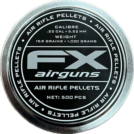 FX PREMIUM PELLETS .22 15.9 GR 500 PK