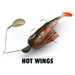 SPINWRIGHT SPINNERBAIT 1OZ IRUKANDJI 7" HOT WING [LURECOLOUR:HOT WING]