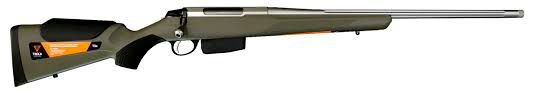 TIKKA T3X ASPIRE LITE GREEN STAINLESS FLUTED 223REM 1:8 MT 22.4"