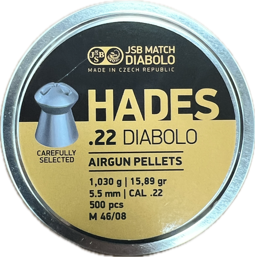 JSB HADES .22CAL 15.95g 500pk