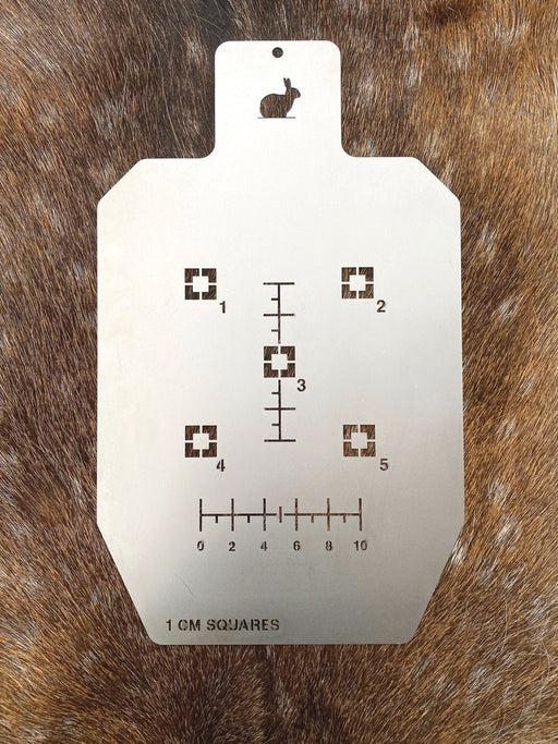 BUNNIES OF BALYANG STENCIL 1CM SQUARE TARGET 