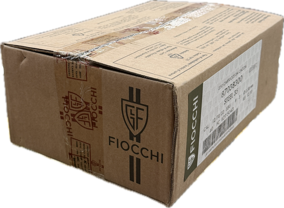 FIOCCHI STEEL 12GA 2 3/4" 35G #3 1328 FPS SLAB