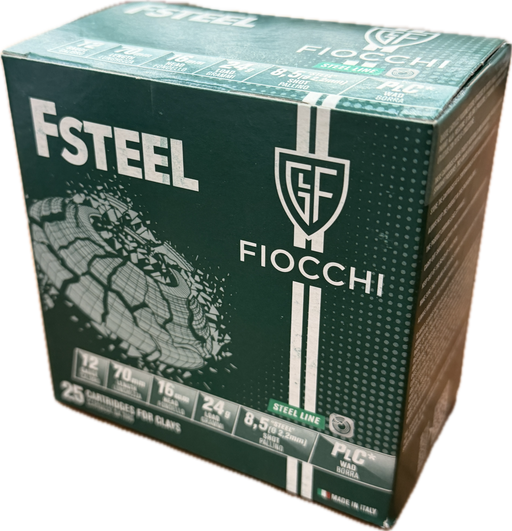 FIOCCHI STEEL 12GA 2 3/4" # 8.5 25 PK