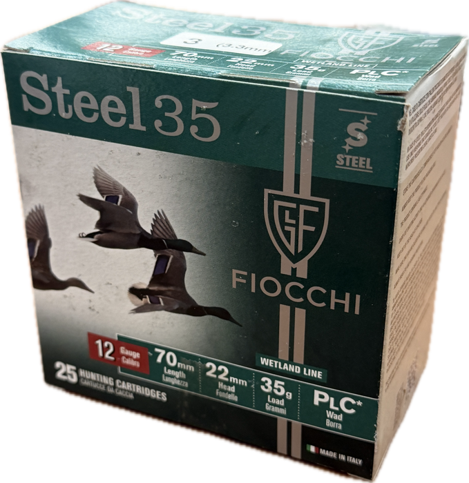 FIOCCHI STEEL 12GA35G #3 25 PK