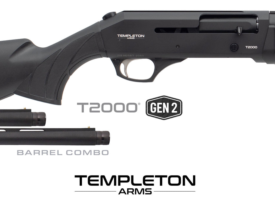 TEMPLETON ARMS T2000 12GA GEN 2 SYNTHETIC 20"/28" COMBO RIGHT HAND