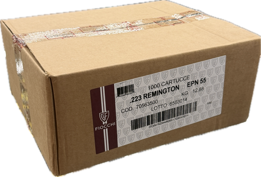 FIOCCHI CENTERFIRE 223 REM 55 GR VMAX CASE 1000 PK