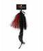 SPINWRIGHT LURES FLUFFBALL GRUB 12" 1OZ BLACK RED [LURECOLOUR:BLACK RED]