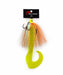 SPINWRIGHT LURES FLUFFBALL GRUB 12" 1OZ CHARTREUSE ORANGE [LURECOLOUR:CHARTREUSE ORANGE]