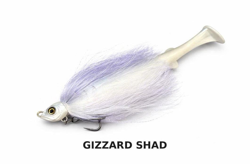 SPINWRIGHT FLUFFBALL ELITE 1/2OZ 8" GIZZARD SHAD [LURECOLOUR:GIZZARD SHAD]