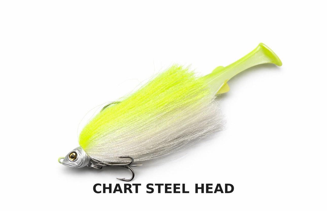 SPINWRIGHT FLUFFBALL ELITE 1/2OZ 8" CHART STEEL HEAD [LURECOLOUR:CHART STEEL HEAD]