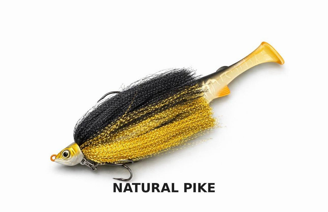 SPINWRIGHT FLUFFBALL ELITE 1OZ 8" NATURAL PIKE [LURECOLOUR:NATURAL PIKE]