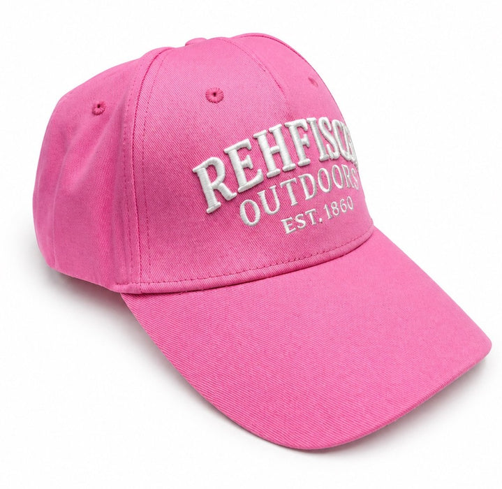REHFISCH OUTDOORS BRAND CAP PINK
