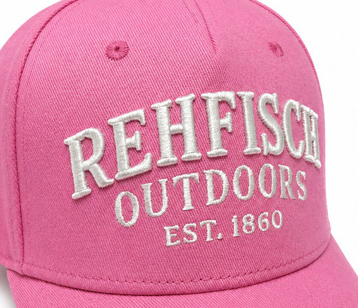 REHFISCH OUTDOORS BRAND CAP PINK