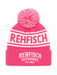 REHFISCH OUTDOORS BEANIE PINK/WHITE