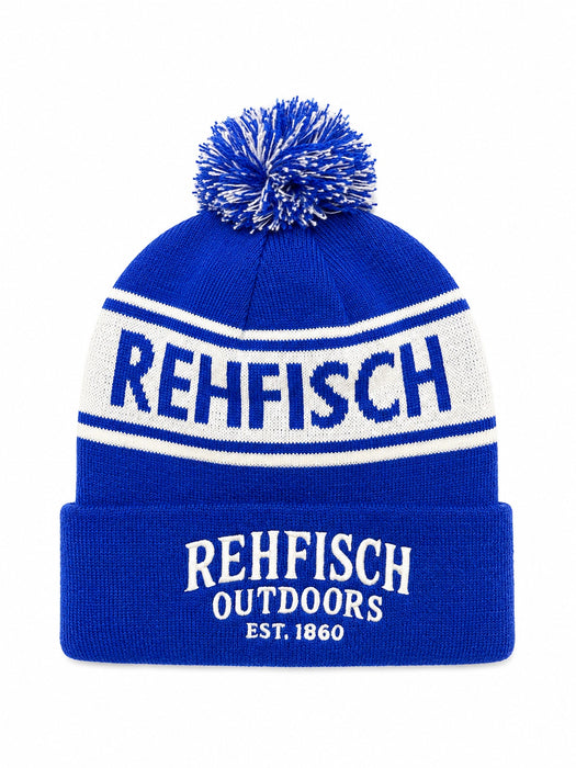 REHFISCH OUTDOORS BEANIE BLUE/WHITE