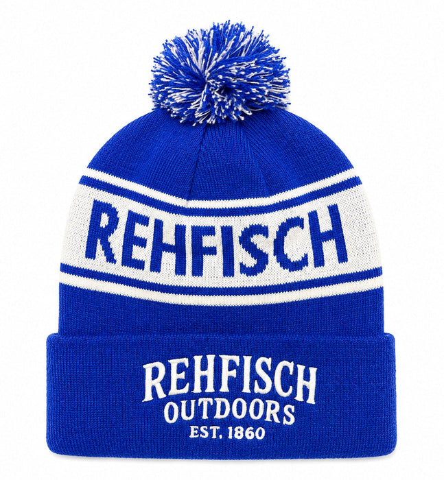REHFISCH OUTDOORS BEANIE BLUE/WHITE