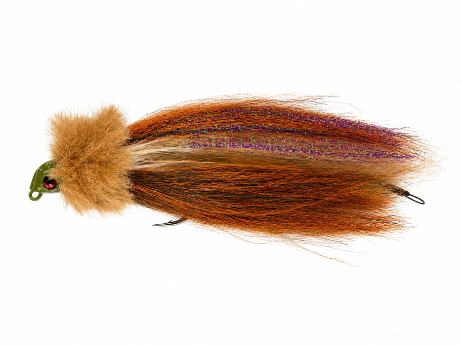 BUSHMAN DAN COD FLY 20CM 14G CHESTNUT TEAL [LURECOLOUR:CHESTNUT TEAL]