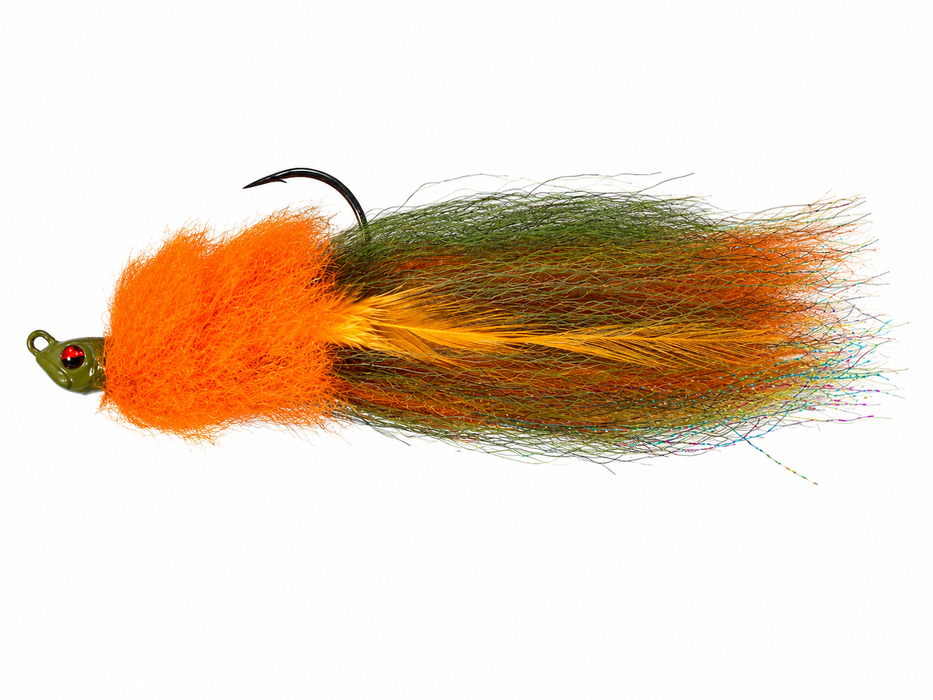 BUSHMAN DAN COD FLY 20CM 14G PUMPKIN SEED [LURECOLOUR:PUMPKIN SEED]