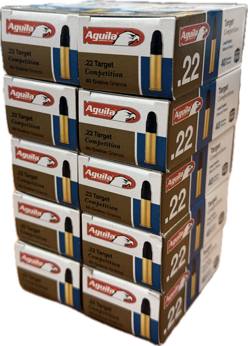 AGUILA RIMFIRE TARGET COMPETITION 22 LR BRICK 500 PK