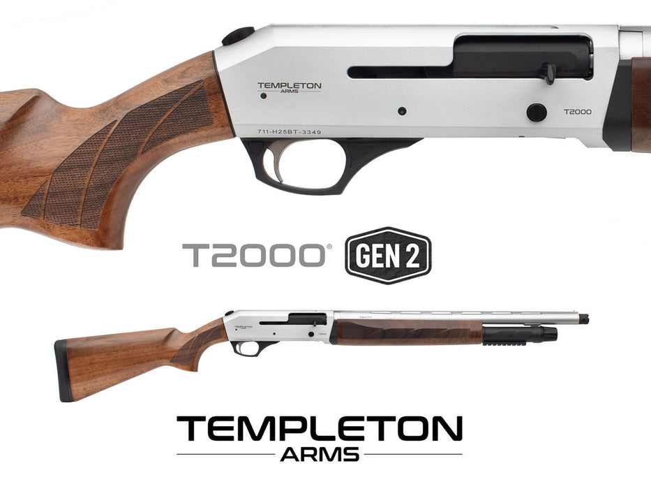 TEMPLETON ARMS T2000 12GA GEN 2 WOOD MARINE 20" RIGHT HAND