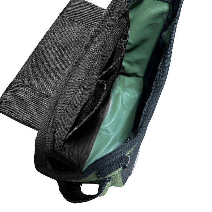 DETECT-ED MEGA POUCH 2.0 GREEN / BLACK CANVAS