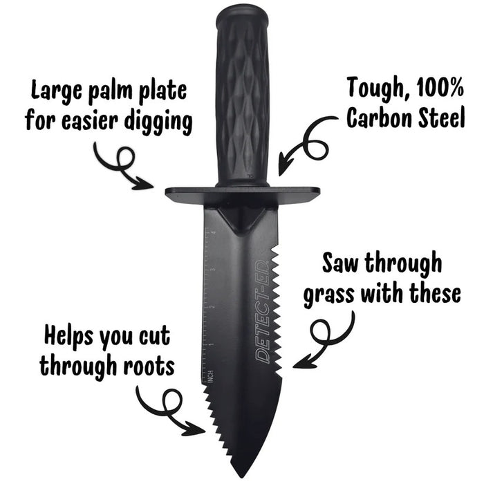 DETECT-ED STEALTH DIGGER DIGGING TOOL - BLACK SLEEVE
