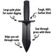 DETECT-ED STEALTH DIGGER DIGGING TOOL - BLACK SLEEVE