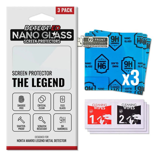 DETECT-ED SCREEN PROTECTOR THE LEGEND NANO GLASS 3PK