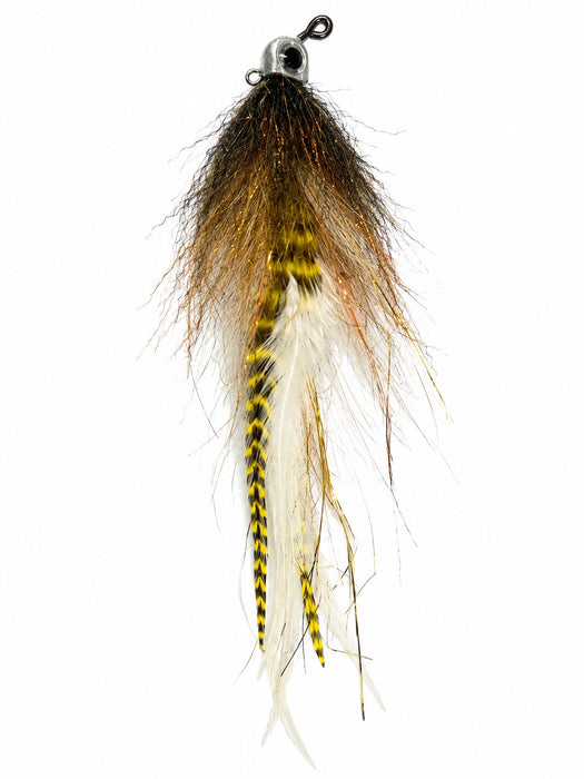 BUDDY GOOD BARRA BUDDY 8/0 BROWN/WHITE [LURECOLOUR:BROWN/WHITE]