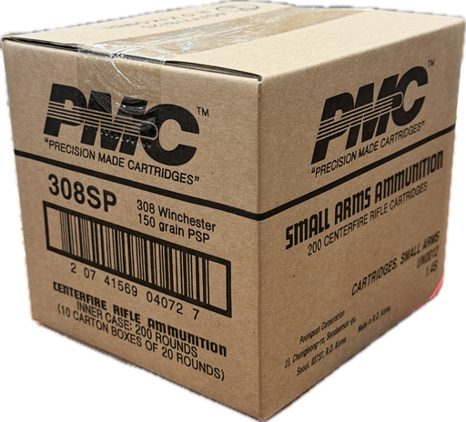 PMC CENTERFIRE 308 WIN 150 GR PSP 200 PK