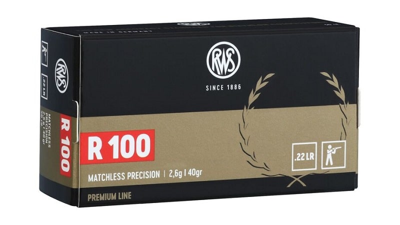 RWS RIMFIRE 22 LR R100 40 GR LRN 50 PK