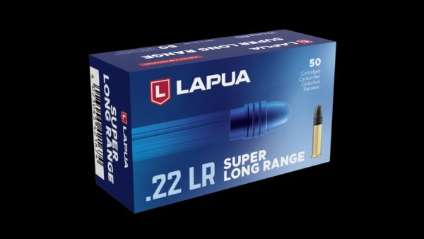 LAPUA RIMFIRE 222 LR SUPER LONG GRANGE 40GR 1106FPS 50 PK