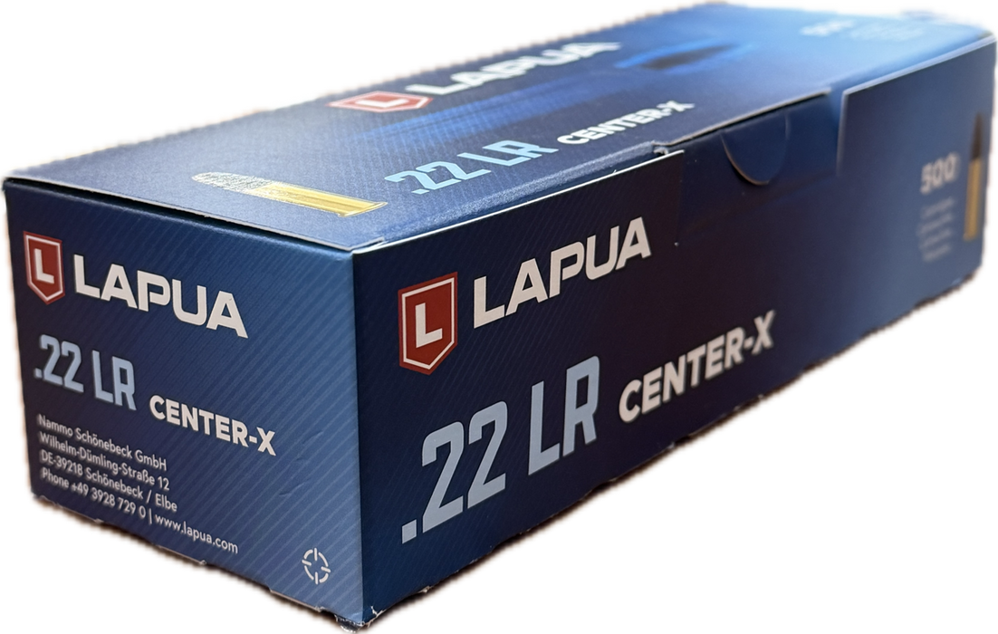 LAPUA RIMFIRE CENTRE-X 22LR 500 PK