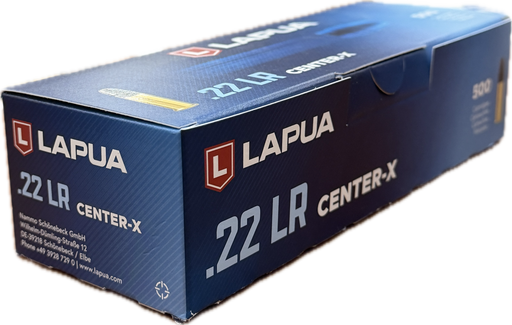 LAPUA RIMFIRE CENTRE-X 22LR 500 PK