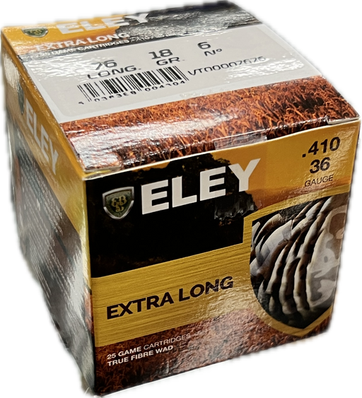 ELEY EXTRA LONG .410G 6SHOT 25PKT