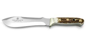 PUMA WHITE HUNTER 240 KNIFE STAG HANDLE 