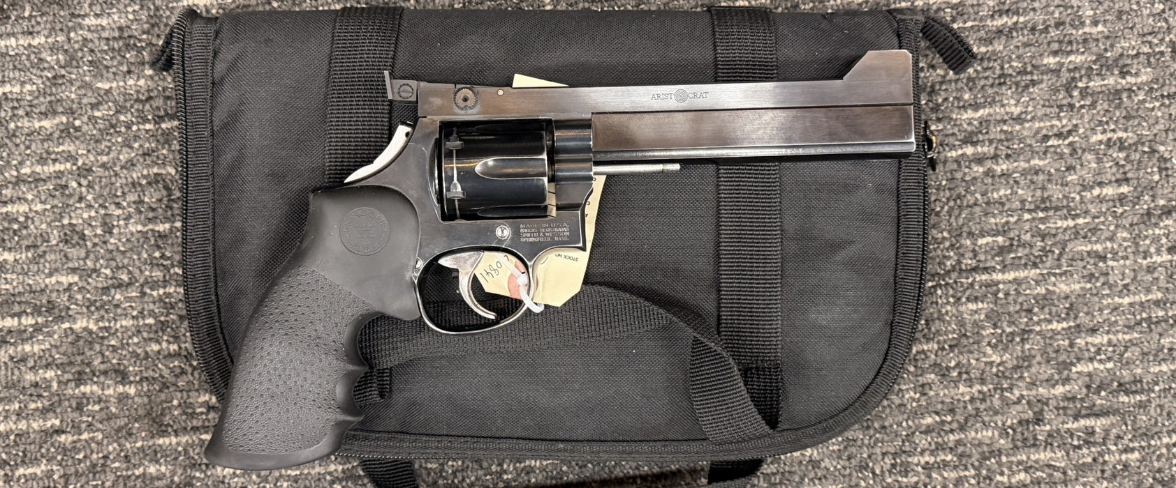 S/H SMITH & WESSON 586-1 357 MAG WITH ARISTOCRAT SIGHT SERIAL NUMBER AUW2735