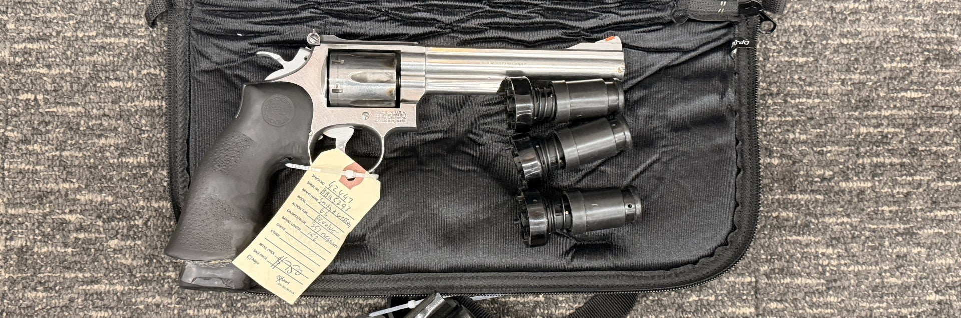 S/H SMITH & WESSON 66-3 357 MAG SERIAL NUMBER BBU5293