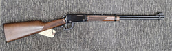 S/H HENRY LEVER ACTION 22WMR WOOD BLUED SN-M03282H STK-42541
